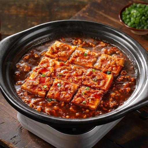 Claypot silken tofu — dish photo