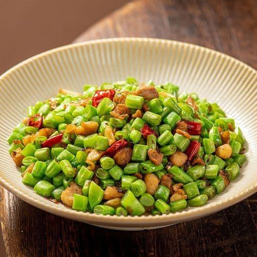 Stir-Fried Green Beans with Minced Pork — Farmhouse