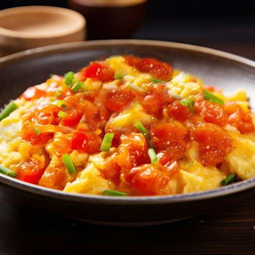 Stir-Fried Tomato with Egg — Garden Vegetables